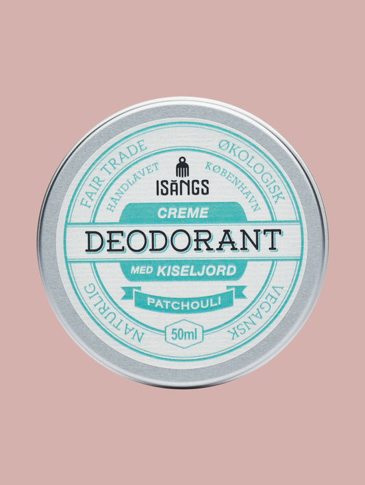 Creme deodorant med kiseljord / patchouli