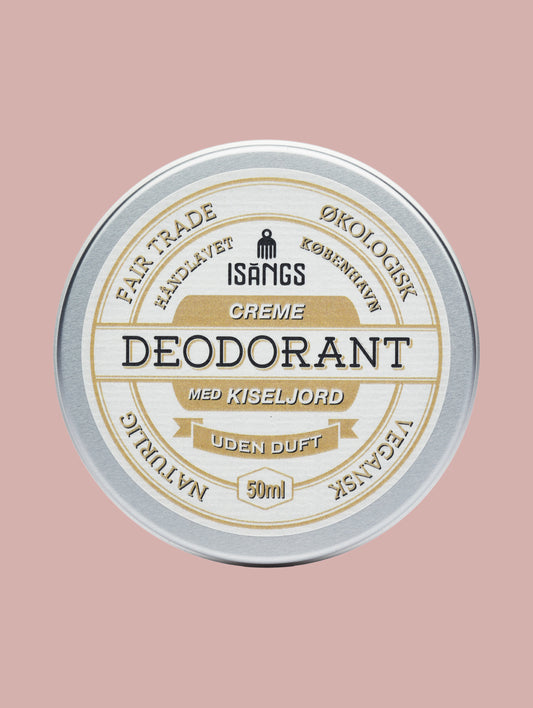 Creme deodorant med kiseljord / uden duft