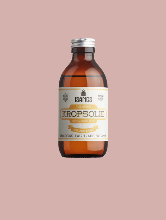 Kropsolie med mandelolie / cedertræ