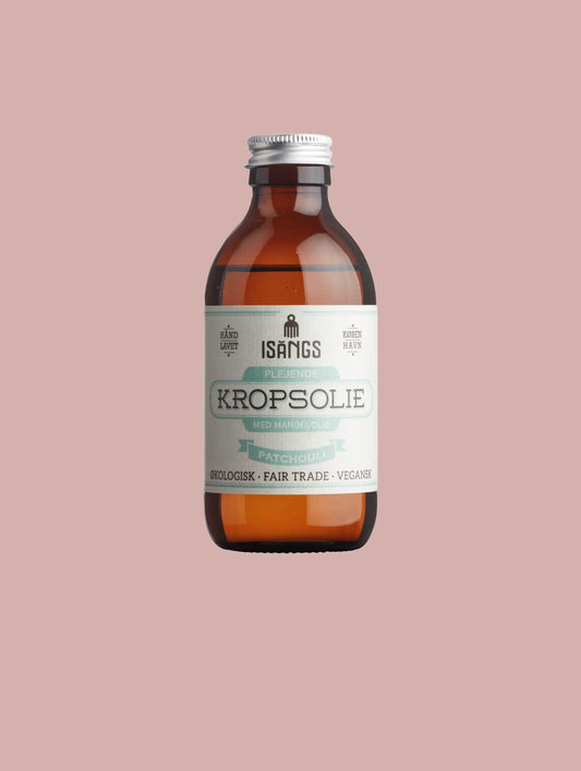 Kropsolie med mandelolie / patchouli