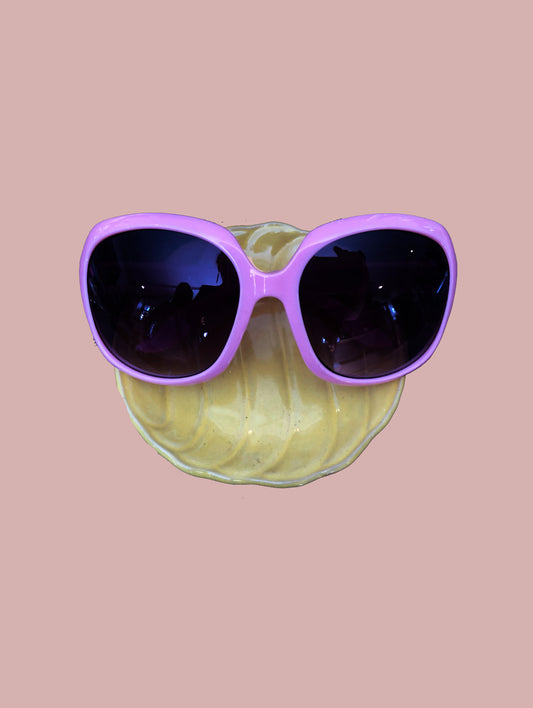 Solbrille / lilla med store glas